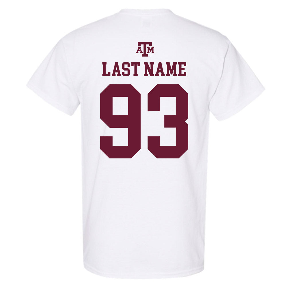 Texas A&M - NCAA Football : Nathan Mabon - White Out 2026 T-Shirt-1