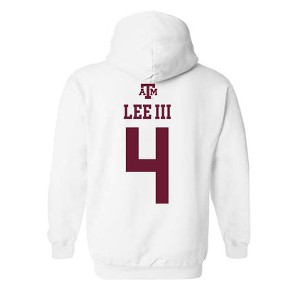 Texas A&M - NCAA Football : Will Lee III - White Out 2026 Hooded Sweatshirt-1