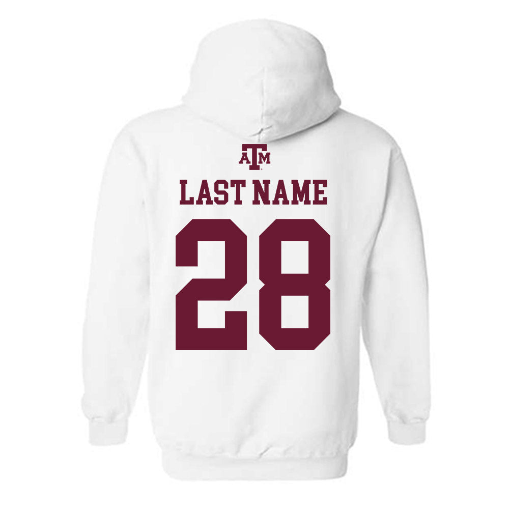 Texas A&M - NCAA Football : Chance Collins - White Out 2026 Hooded Sweatshirt-1