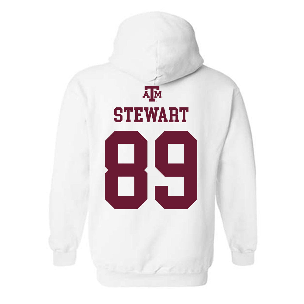 Texas A&M - NCAA Football : Kade Stewart - White Out 2026 Hooded Sweatshirt-1