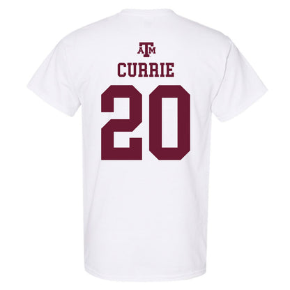 Texas A&M - NCAA Football : Adonyss Currie - White Out 2026 T-Shirt-1