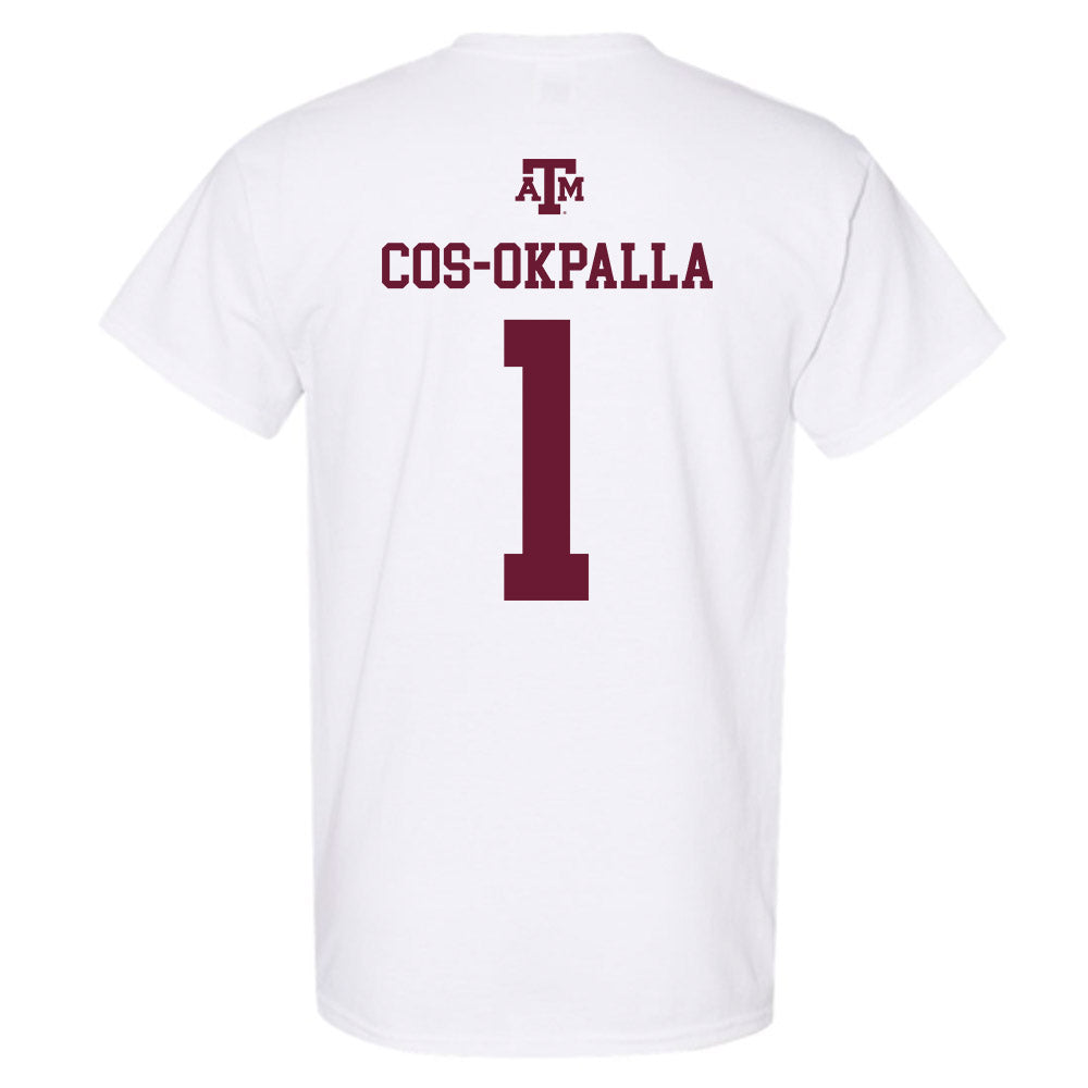 Texas A&M - NCAA Women's Volleyball : Ifenna Cos-Okpalla - White Out 2026 T-Shirt-1