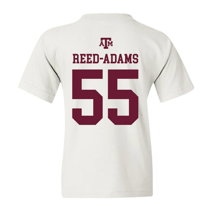 Texas A&M - NCAA Football : Ar'maj Reed-Adams - White Out 2026 Youth T-Shirt-1