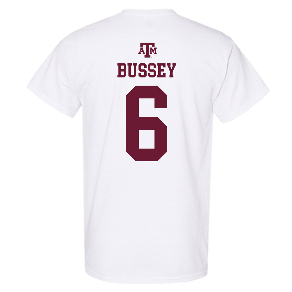 Texas A&M - NCAA Football : Terry Bussey - White Out 2026 T-Shirt-1