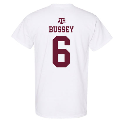 Texas A&M - NCAA Football : Terry Bussey - White Out 2026 T-Shirt-1