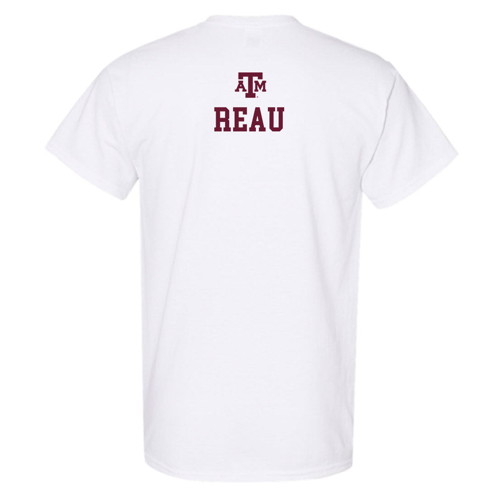Texas A&M - NCAA Women's Golf : Louise Reau - White Out 2026 T-Shirt-1