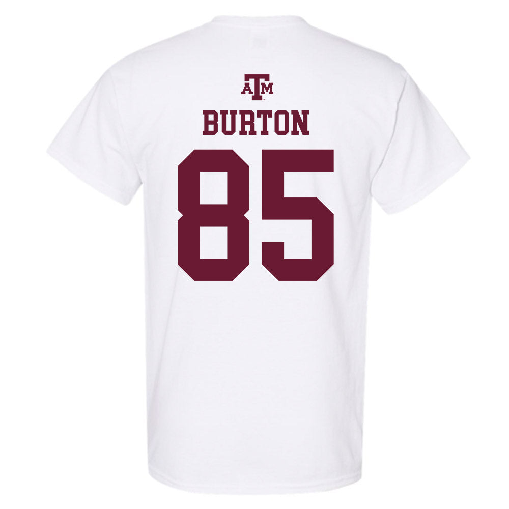 Texas A&M - NCAA Football : Chase Burton - White Out 2026 T-Shirt-1