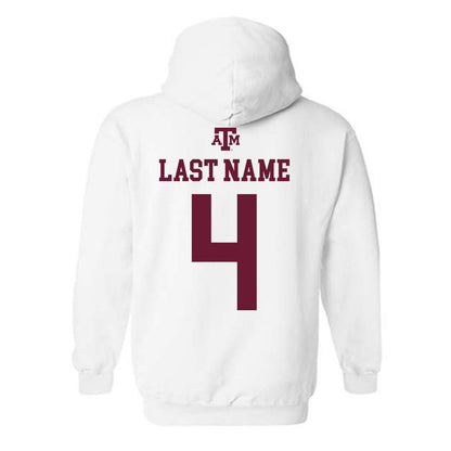 Texas A&M - NCAA Football : Rueben Owens - White Out 2026 Hooded Sweatshirt-1