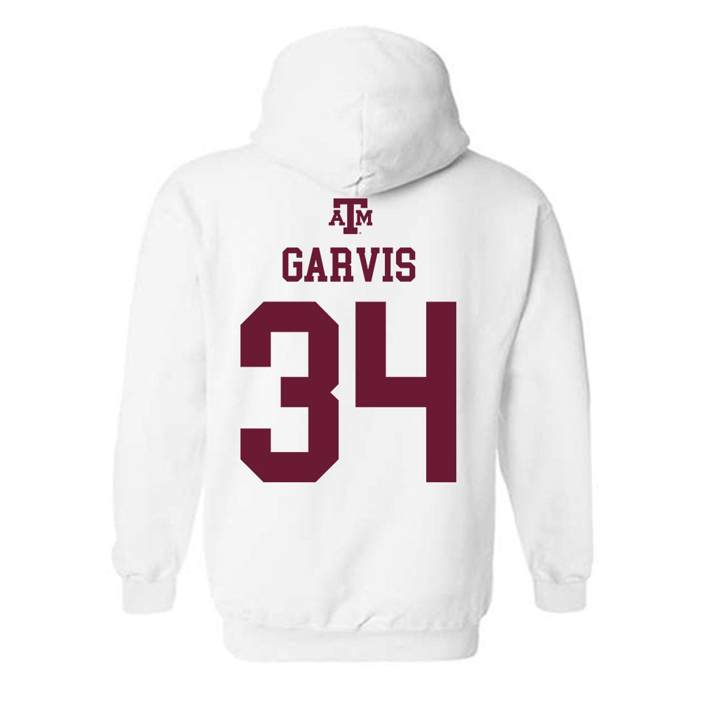 Texas A&M - NCAA Football : Kyle Garvis - White Out 2026 Hooded Sweatshirt-1