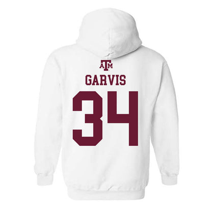 Texas A&M - NCAA Football : Kyle Garvis - White Out 2026 Hooded Sweatshirt-1