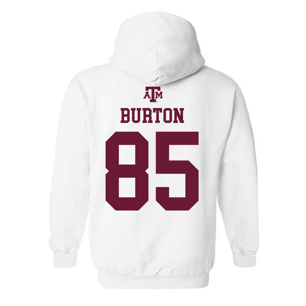 Texas A&M - NCAA Football : Chase Burton - White Out 2026 Hooded Sweatshirt-1