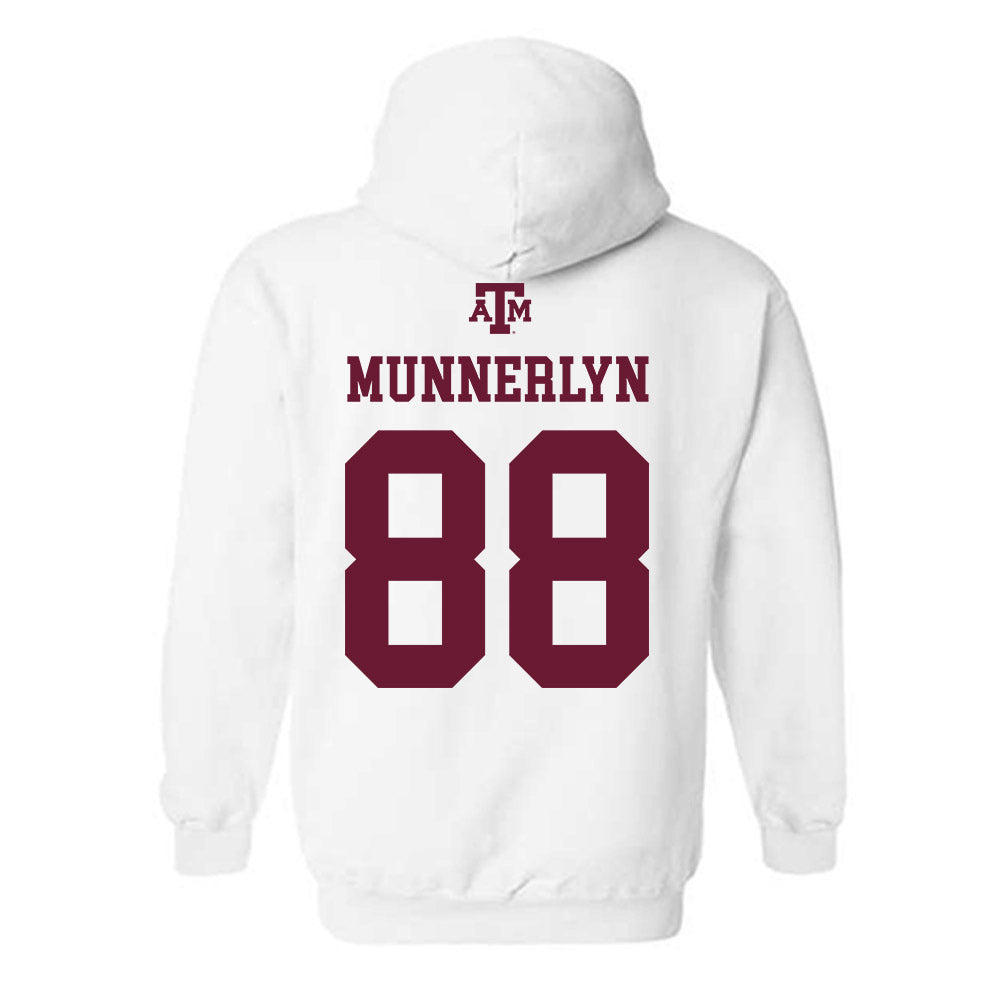 Texas A&M - NCAA Softball : Kate Munnerlyn - White Out 2026 Hooded Sweatshirt-1