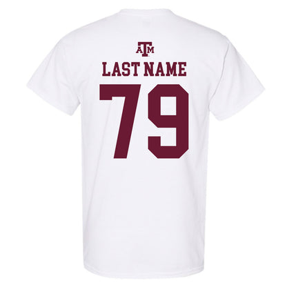 Texas A&M - NCAA Football : Lamont Rogers - White Out 2026 T-Shirt-1
