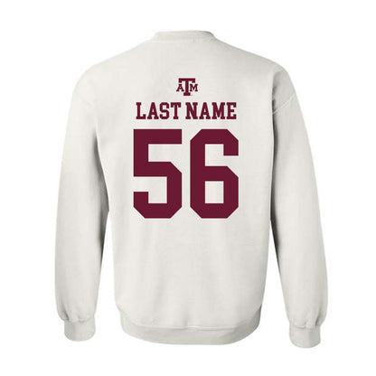 Texas A&M - NCAA Football : Nelson Mcguire - White Out 2026 Crewneck Sweatshirt-1