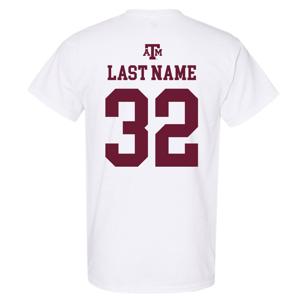 Texas A&M - NCAA Baseball : Hunter Bond - White Out 2026 T-Shirt-1