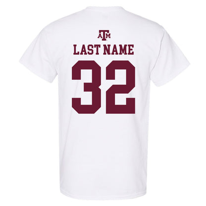 Texas A&M - NCAA Baseball : Hunter Bond - White Out 2026 T-Shirt-1