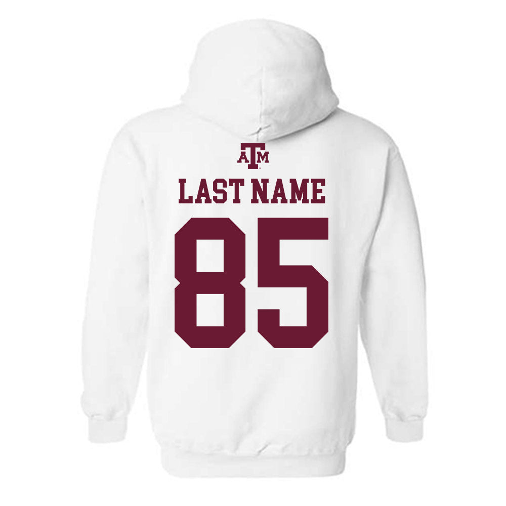 Texas A&M - NCAA Football : Chase Burton - White Out 2026 Hooded Sweatshirt-1