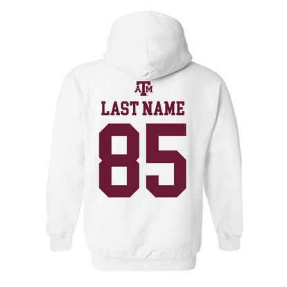 Texas A&M - NCAA Football : Chase Burton - White Out 2026 Hooded Sweatshirt-1