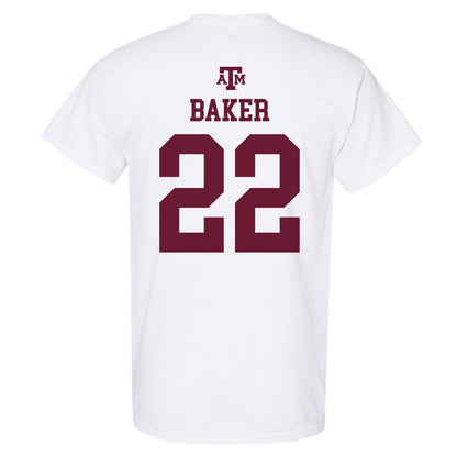 Texas A&M - NCAA Football : Carsyn Baker - White Out 2026 T-Shirt-1