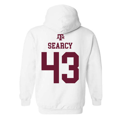 Texas A&M - NCAA Football : Jeremiah Searcy - White Out 2026 Hooded Sweatshirt-1