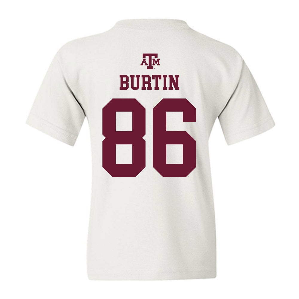 Texas A&M - NCAA Football : Ryan Burtin - White Out 2026 Youth T-Shirt-1