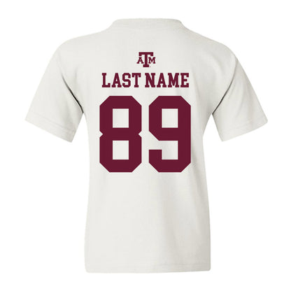 Texas A&M - NCAA Football : Kade Stewart - White Out 2026 Youth T-Shirt-1