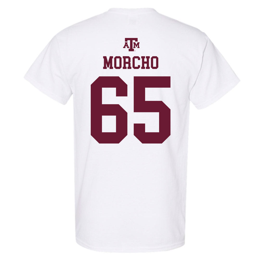 Texas A&M - NCAA Football : Avery Morcho - White Out 2026 T-Shirt-1