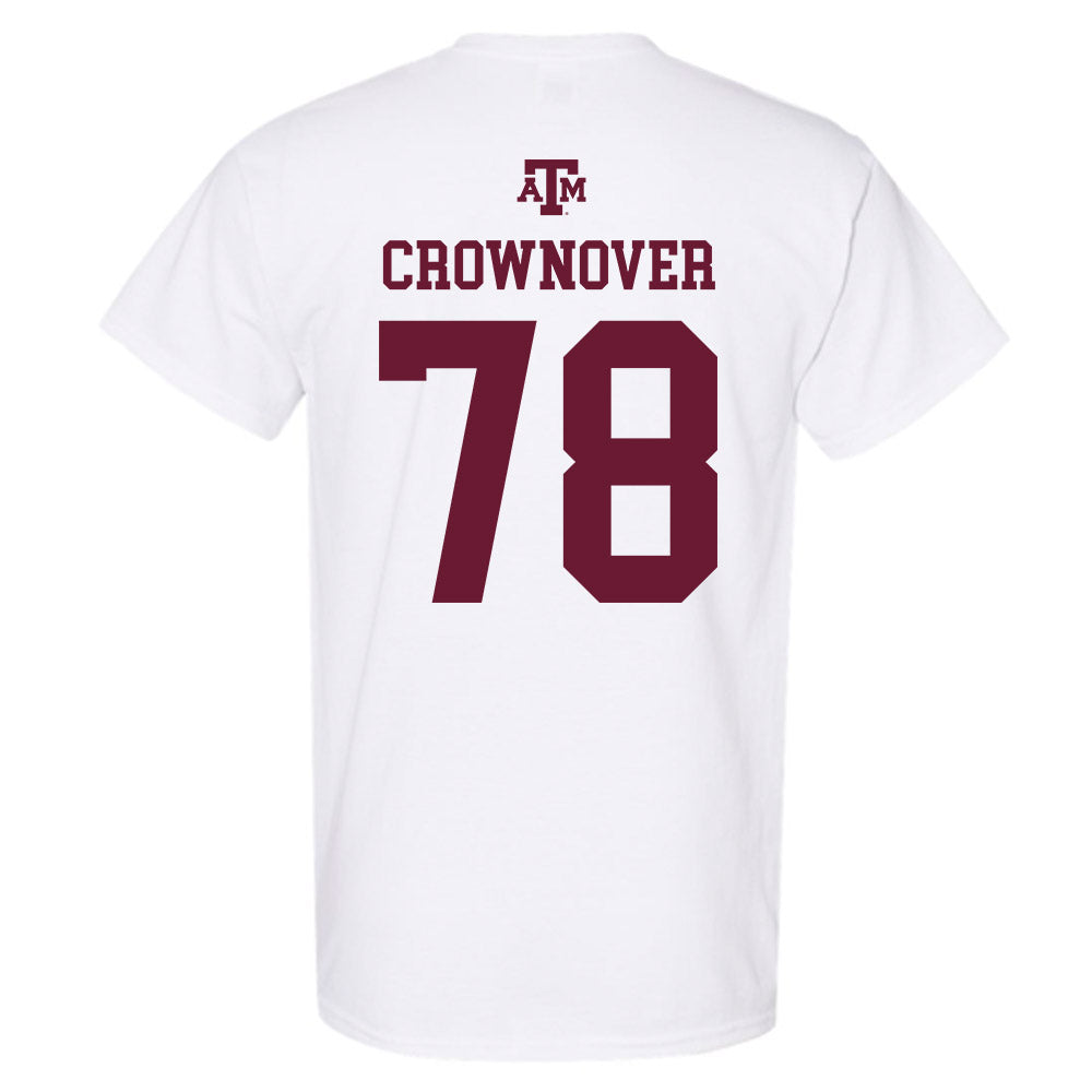 Texas A&M - NCAA Football : Dametrious Crownover - White Out 2026 T-Shirt-1