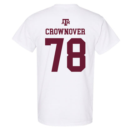 Texas A&M - NCAA Football : Dametrious Crownover - White Out 2026 T-Shirt-1