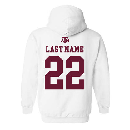 Texas A&M - NCAA Football : Tristian Givens - White Out 2026 Hooded Sweatshirt-1