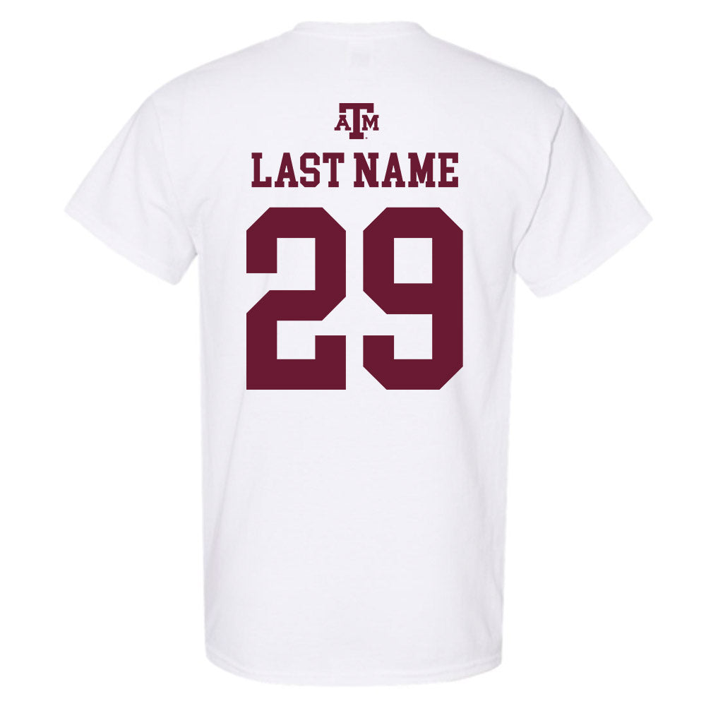 Texas A&M - NCAA Football : Justin Echols - White Out 2026 T-Shirt-1