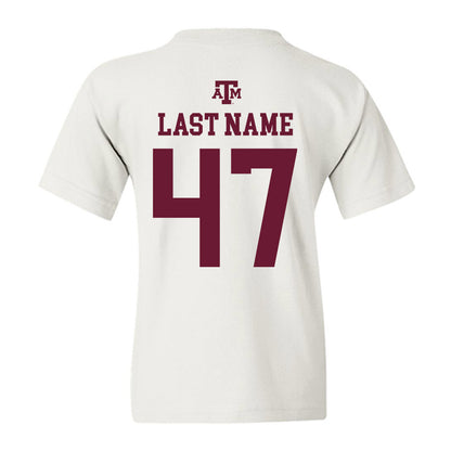 Texas A&M - NCAA Football : Randy Bond - White Out 2026 Youth T-Shirt-1