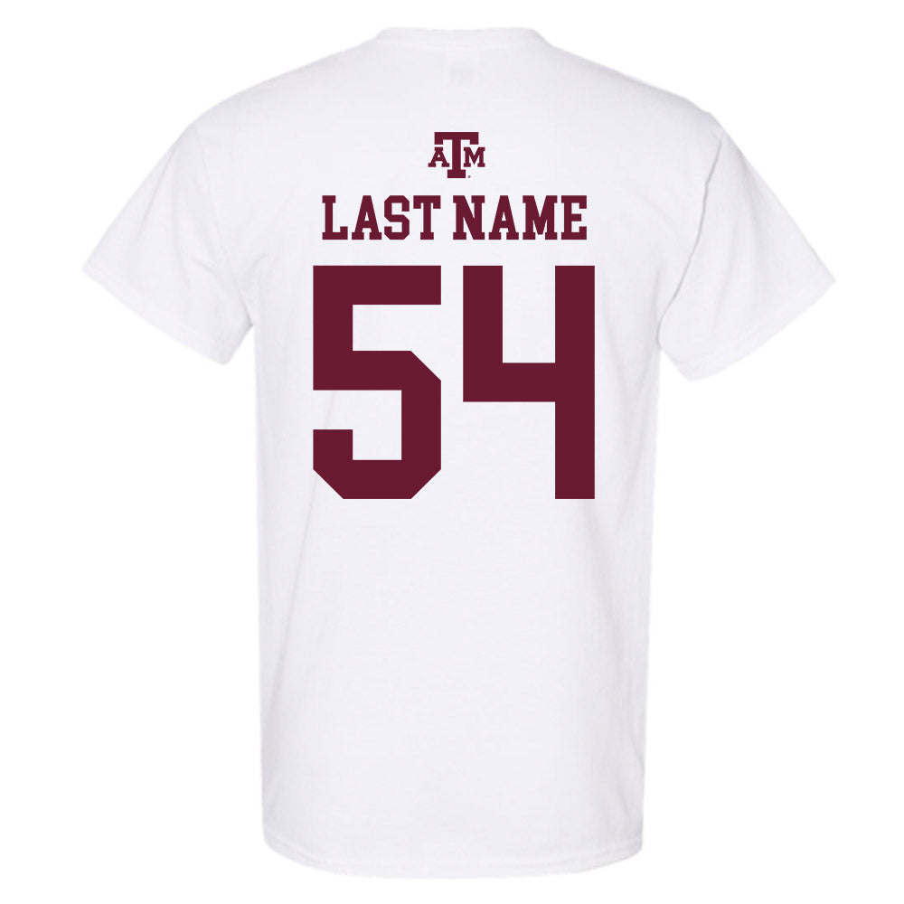 Texas A&M - NCAA Football : Mark Nabou Jr. - White Out 2026 T-Shirt-1