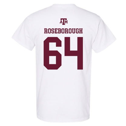 Texas A&M - NCAA Football : Samuel Roseborough - White Out 2026 T-Shirt-1