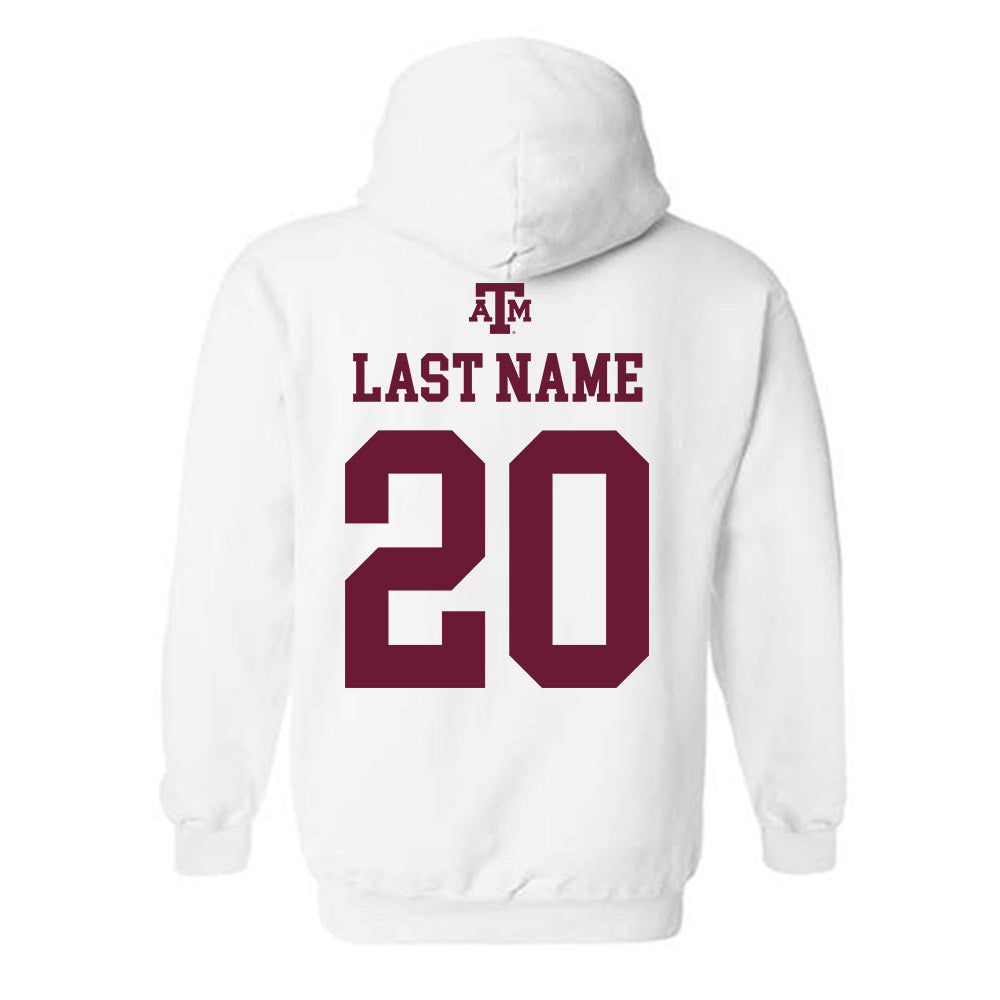 Texas A&M - NCAA Football : Johnny Ryder - White Out 2026 Hooded Sweatshirt-1
