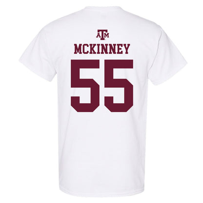 Texas A&M - NCAA Football : Hunter McKinney - White Out 2026 T-Shirt-1