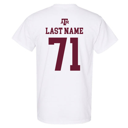 Texas A&M - NCAA Football : Tyree Adams - White Out 2026 T-Shirt-1