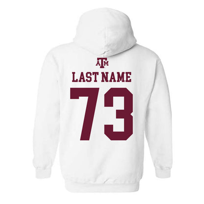 Texas A&M - NCAA Football : Ashton Funk - White Out 2026 Hooded Sweatshirt-1