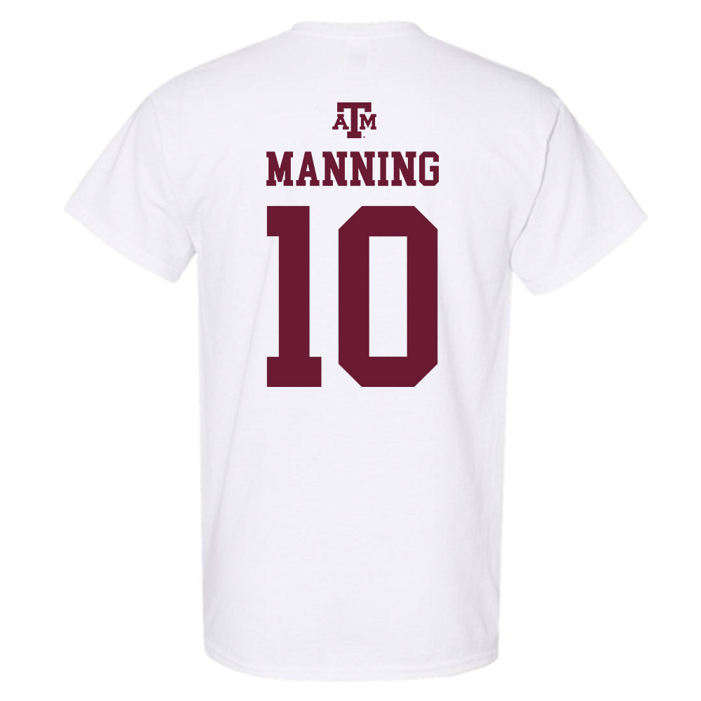 Texas A&M - NCAA Women's Volleyball : Margot Manning - White Out 2026 T-Shirt-1
