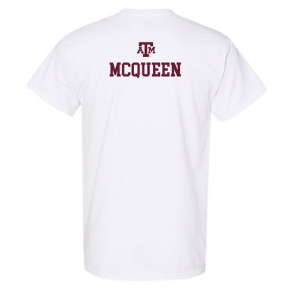 Texas A&M - NCAA Equestrian : Moriah McQueen - White Out 2026 T-Shirt-1