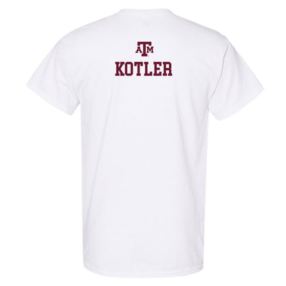 Texas A&M - NCAA Equestrian : Anna Kotler - White Out 2026 T-Shirt-1