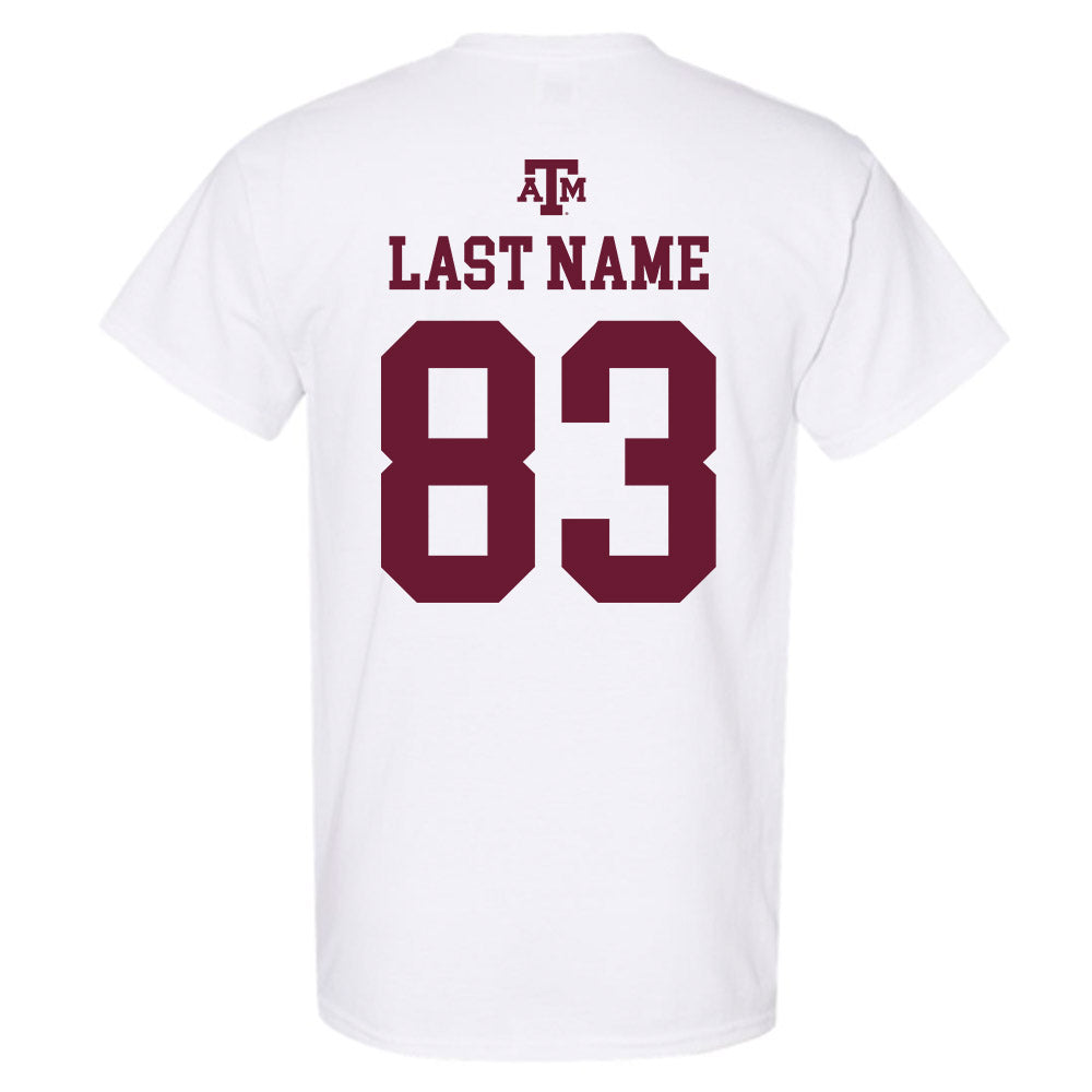 Texas A&M - NCAA Football : Colton Chmelar - White Out 2026 T-Shirt-1