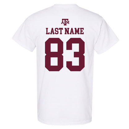 Texas A&M - NCAA Football : Colton Chmelar - White Out 2026 T-Shirt-1