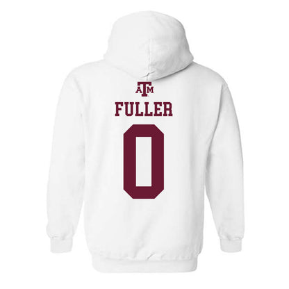 Texas A&M - NCAA Women's Soccer : Sydney Fuller - White Out 2026 Hooded Sweatshirt-1