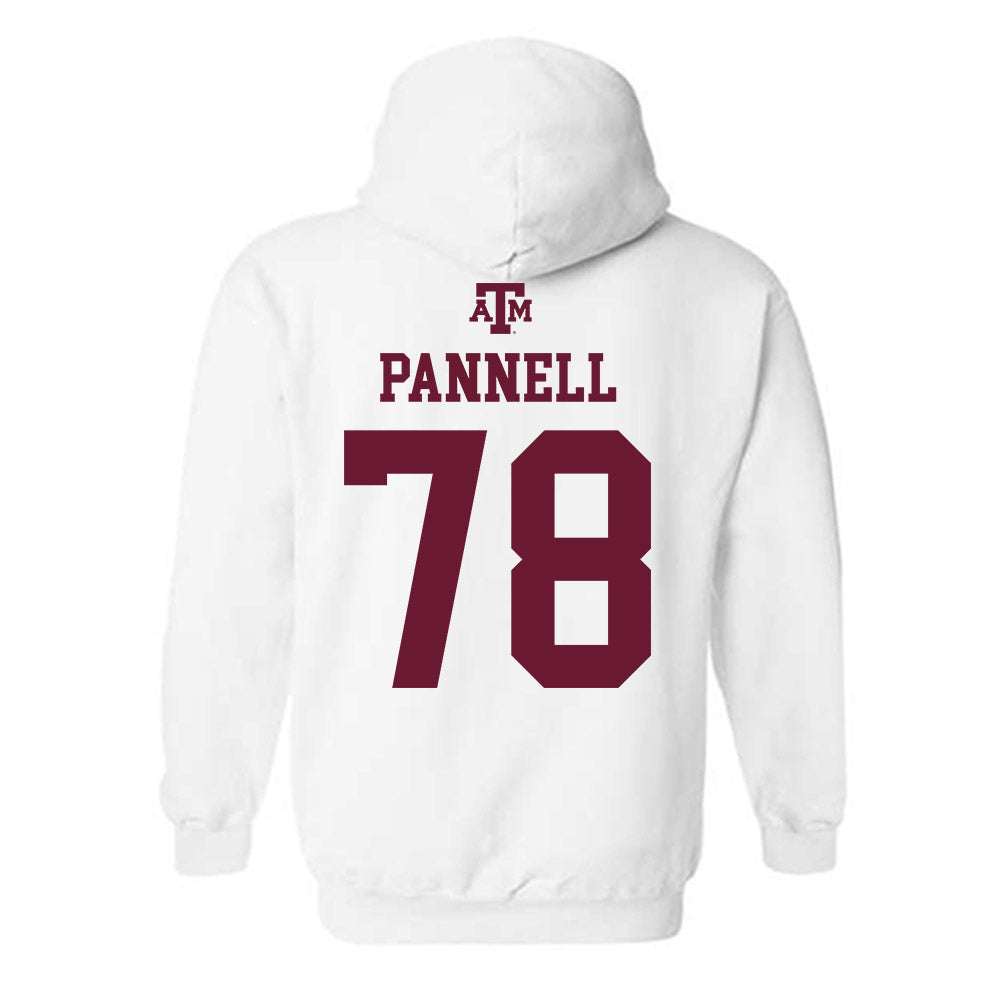 Texas A&M - NCAA Softball : Taylor Pannell - White Out 2026 Hooded Sweatshirt-1