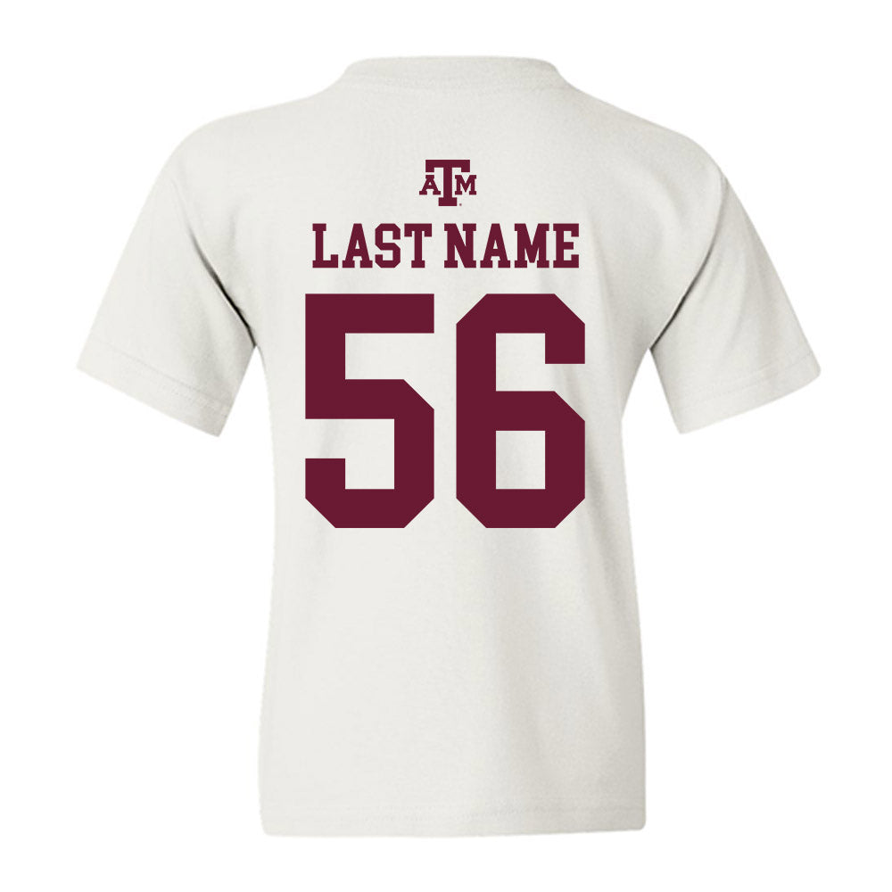 Texas A&M - NCAA Football : Nelson Mcguire - White Out 2026 Youth T-Shirt-1