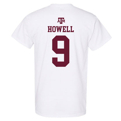Texas A&M - NCAA Football : Cashius Howell - White Out 2026 T-Shirt-1