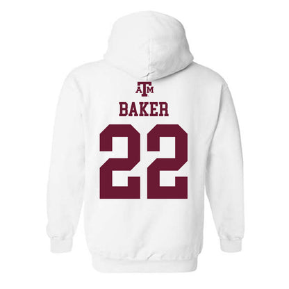 Texas A&M - NCAA Football : Carsyn Baker - White Out 2026 Hooded Sweatshirt-1