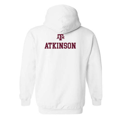 Texas A&M - NCAA Equestrian : McKinney Atkinson - White Out 2026 Hooded Sweatshirt-1