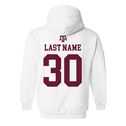 Texas A&M - NCAA Football : Solomon Williams - White Out 2026 Hooded Sweatshirt-1